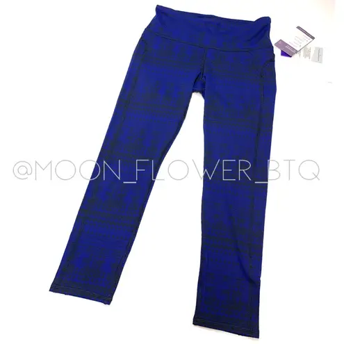 Threads 4 Thought Cobalt Blue High-Waisted Geometric Pattern Leggings - Image 5