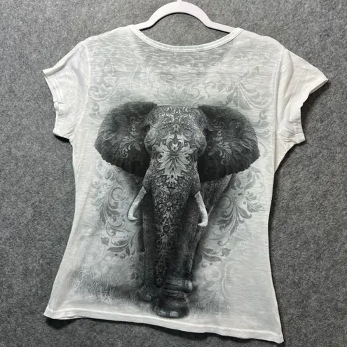 San Diego Zoo Safari Park Elephant Graphic Print White T