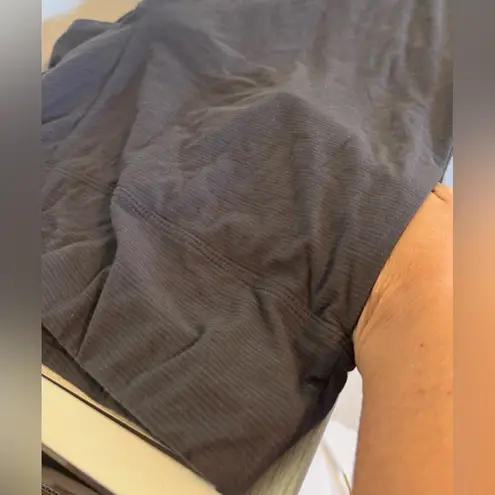 Lunya Cool High Rise Lounge Pant Grey Microstripe Comfy Supima Cotton Size XL Gray