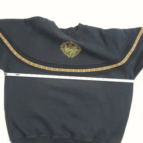 Vintage Pasta Black Sweatshirt Size 2