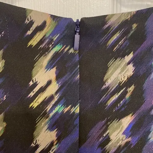 Hugo Boss Dimona Multi Watercolor Houndstooth Dress