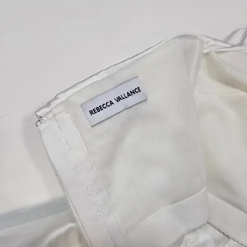 Rebecca Vallance Cristine Strapless Mini in Ivory White Size 2