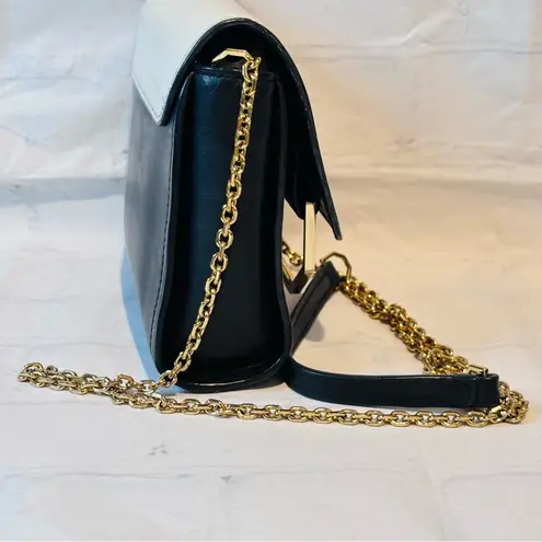 Louise et Cie Authentic Two-Tone Leather small Crossbody / Magnetic Flap closure - Image 11