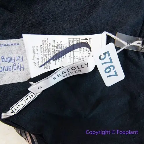 Seafolly New! Ocean Alley Bikini Bottom in floral print, US size 8