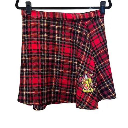 Harry Potter Gryffindor Plaid Skirt Costume Size Large Red