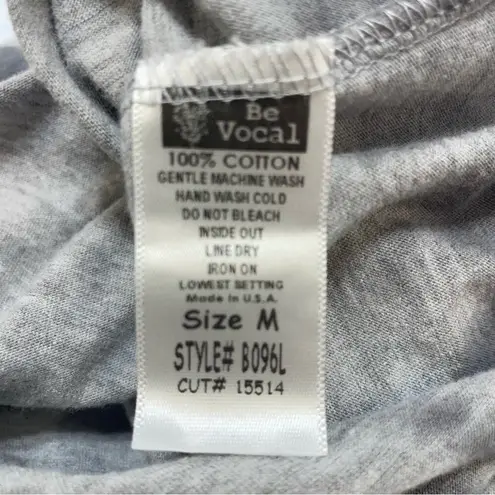 Vocal Tie Dye Tunic long sleeve V-neck shark bite hem tee Women’s Size Medium