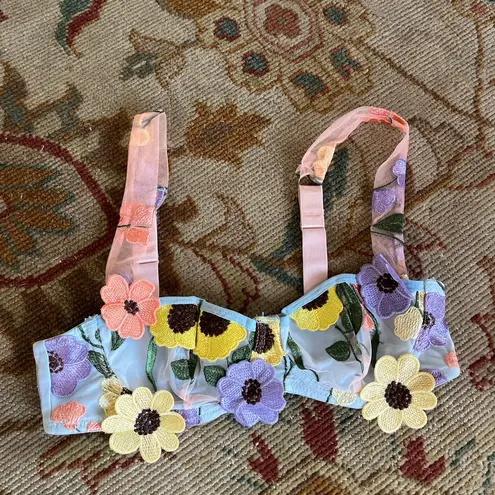 Like New: Finesse Addie Floral Embroidered Two