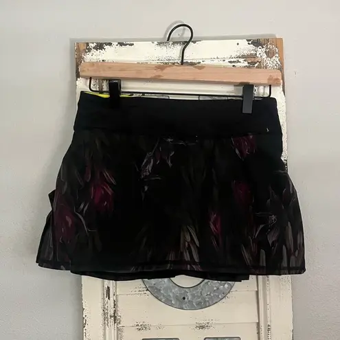 Lululemon  Run: Pace Setter Skirt 
Midnight Iris Multi / Black Size 4