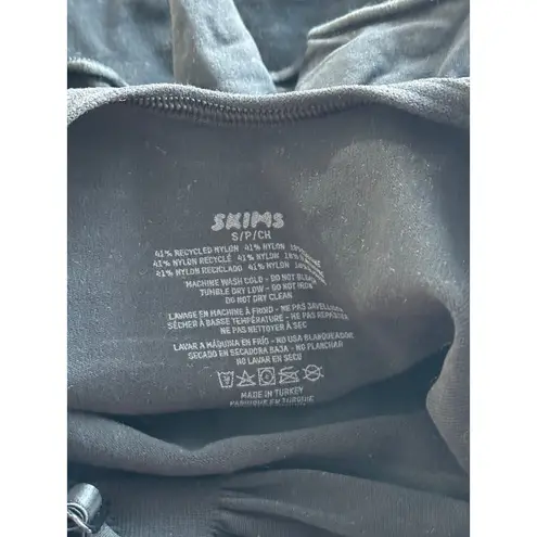 SKIMS Seamless Sculpt Thong Bodysuit Onyx Size Small