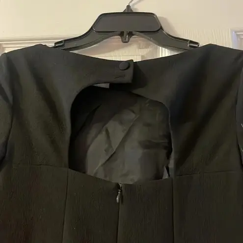 Slate + Willow Black Lace Sleeve Cut Out Back Dress size 0