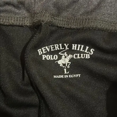 Beverly Hills Polo Club Black Capris Pants Size Large