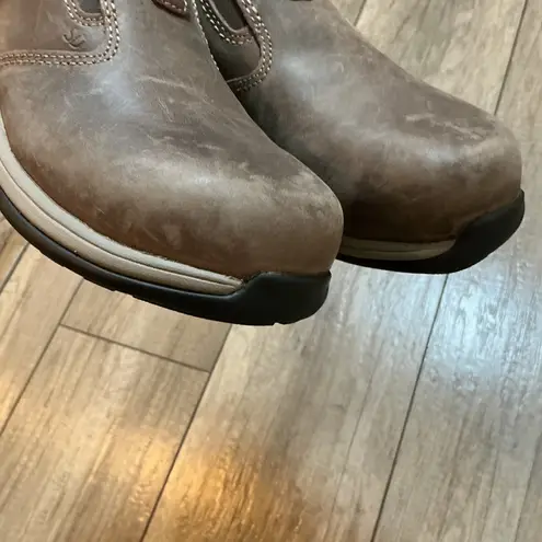 Red Wing Shoes Womens Slip On Clogs Leather Comfort Shoes Size 5 B Brown