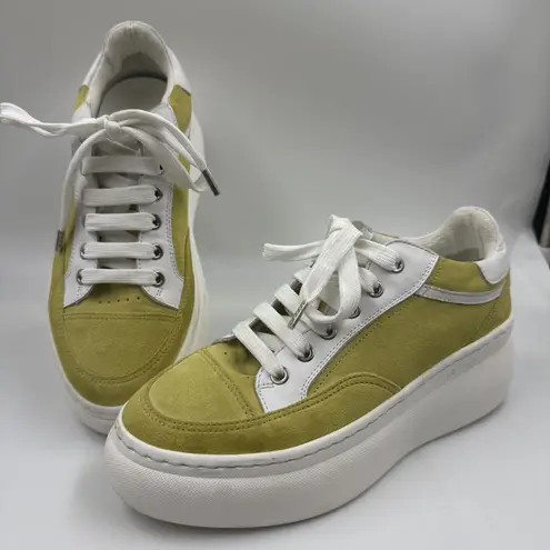 Labucq LB Tour/204201 Sneaker Tennis Shoe 38 Women Lime Green Yellow Size 7