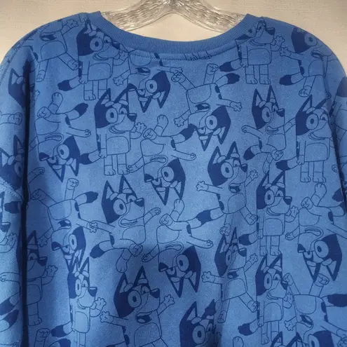 Bluey blue sweatshirt women's Large