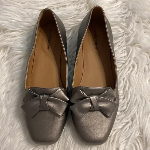 Comfortview Women's Wide Width The Rafika Slip On Flat size 10 BNWOT