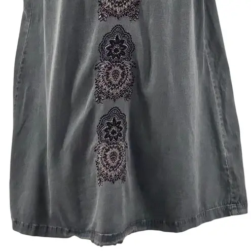 Luxology Chambray Shift Dress Blue 16W