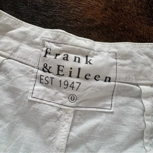 Frank & Eileen Waterford Walking Shorts In White Size 0