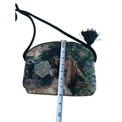 HOME AND ABROAD Vintage Needlepoint Shoulder Bag