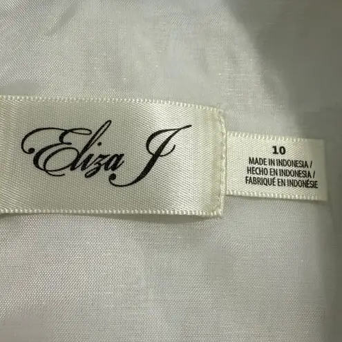 Eliza J Sleeveless Metallic Brocade Sheath Size 10 Dress Party New Years Holiday