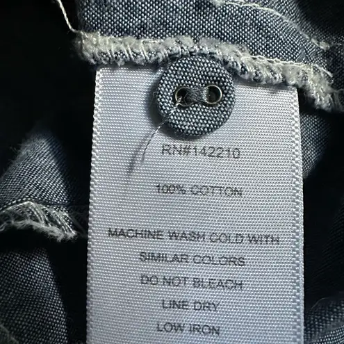 MerSea Essential Pockets Cotton Shirt Dress (959) Blue Size undefined