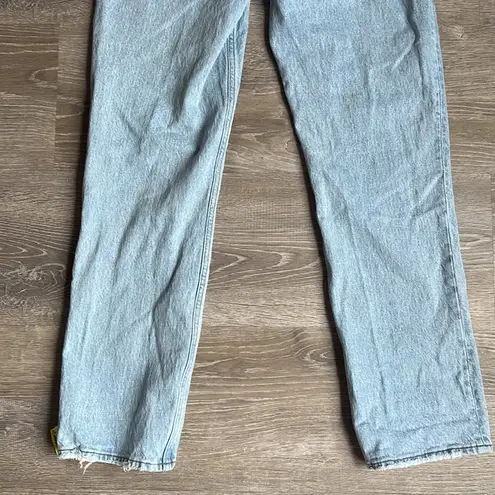 Abercrombie & Fitch  curve love Ultra High Rise 90s Straight Jean Criss Cross