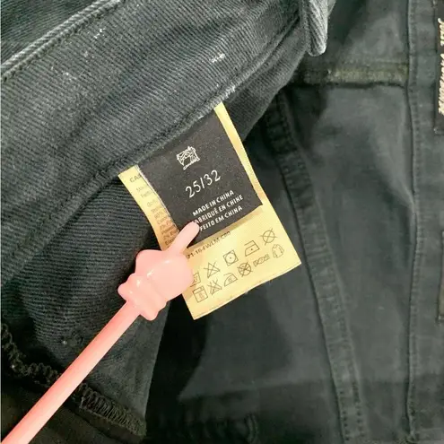 Scotch & Soda Maison Scotch Jolie Vagabonde Button Detail Black Jeans