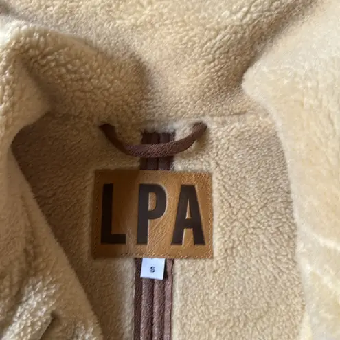 LPA Bona Sherpa Jacket in Burnished Brown