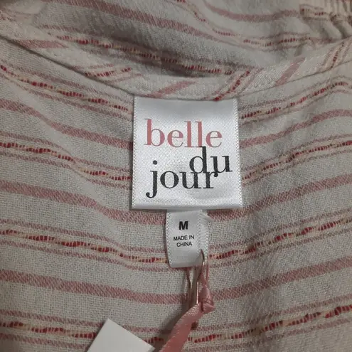 belle du jour Light Pink Tank Top Medium NWT