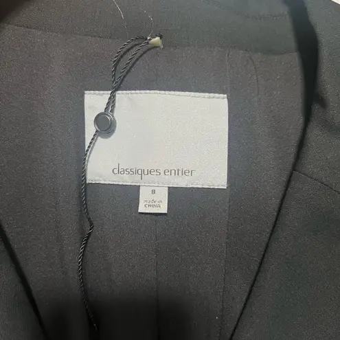 Classiques Entier Black Wool Blazer Tailored Structured Three-Button 8 NEW - Image 7