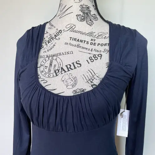 Velvet By Graham And Spencer Celona long sleeve empire waist dress size S small