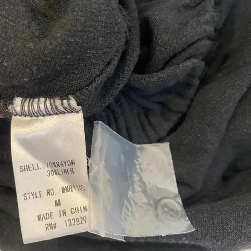 Miou Muse Shorts Romper Black Wrap V