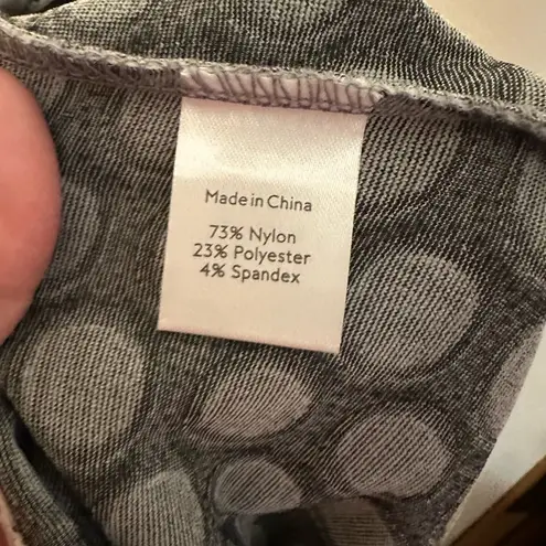 Leota NWT Stitch Fix NWT Ivory Black Dot Luxe Jacquard Pencil Skirt Size PM