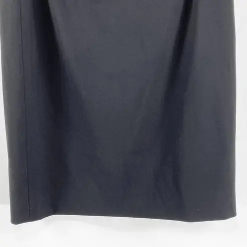 RENE LEZARD Vintage 90s Black Wool Mini Pencil Skirt Size undefined