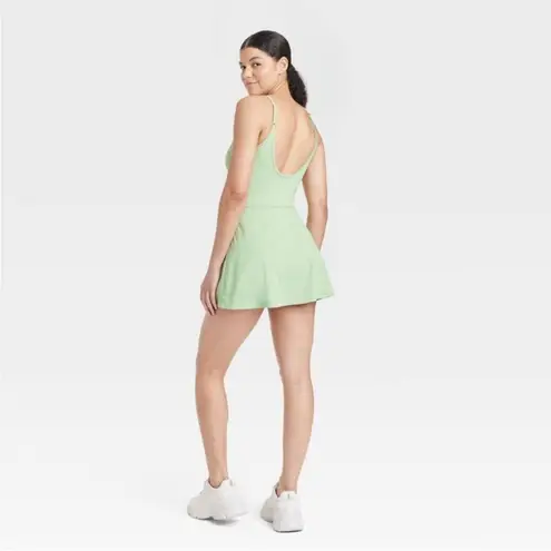 JoyLab - Women's Corset Detail Athletic Active Dress Green Size Large