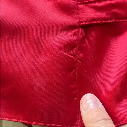 Scullly Red Genuine Leather Fringe Vest Coachella, Cowgirl, Rodeo Women’s 10