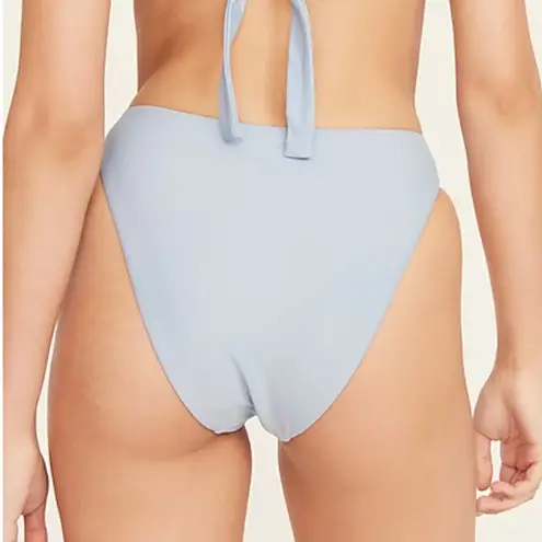 J.Crew  High Rise Cheeky Bikini Bottom in Blue Mist Size S New