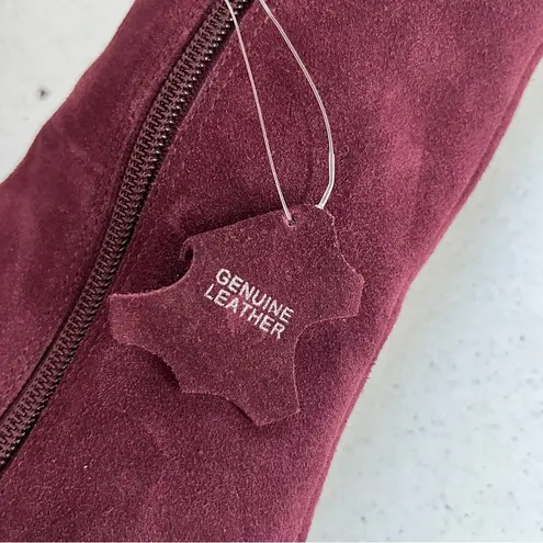 NWOT INC suede over the knee slouch boots Pink Size 6.5