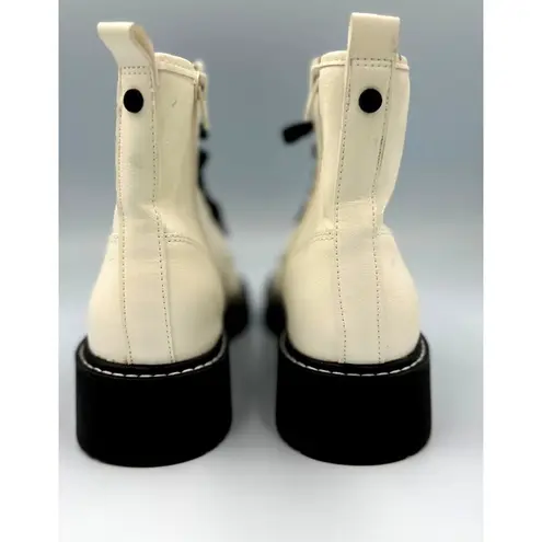 Madden NYC Moto Lace Up Nappa Booties