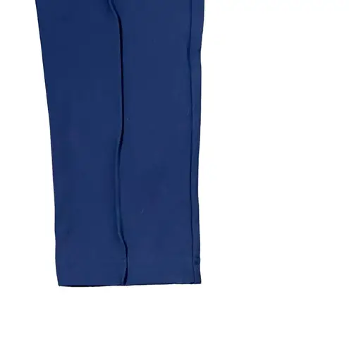 Lily Pulitzer Pleated Black Travel Pants Pull On Preppy Stretch Ponte Women XS Blue