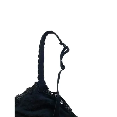 Soma Lace Bralette Black Size L Romantic Coquette Adjustable Summer Whimsygoth Size L