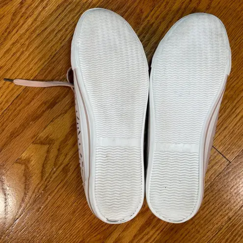 Restricted | Blush Pink Eyelet Sneakers | Size 9