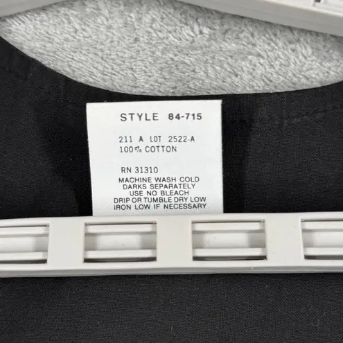 VTG Byer Too! Dress 2 Black Racerback Button Front Whimsigoth Dark Academia Y2K