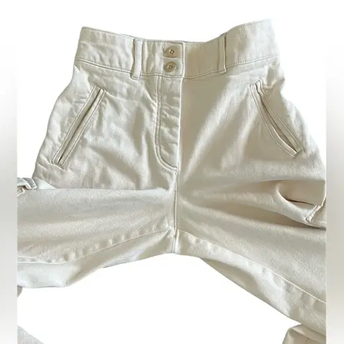 Wilfred Aritzia Free Modern Cargo Pants Off White Button Fly Women’s Size 2