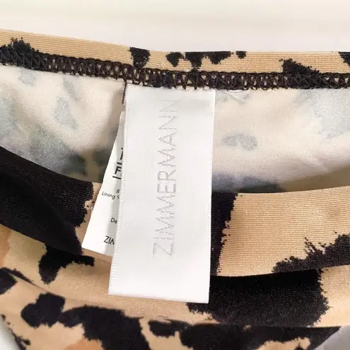 Zimmermann Leopard Animal Print Bikini Bottoms