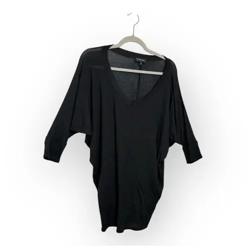 Wantable Black Oversized Dolman Tunic Top Elevated Basics Minimalist M Size M