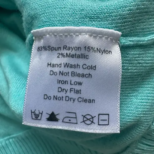 Nils Women's Big Sky Sweater 1/4 Zip Pullover Long Sleeve Blue Silver M Size M