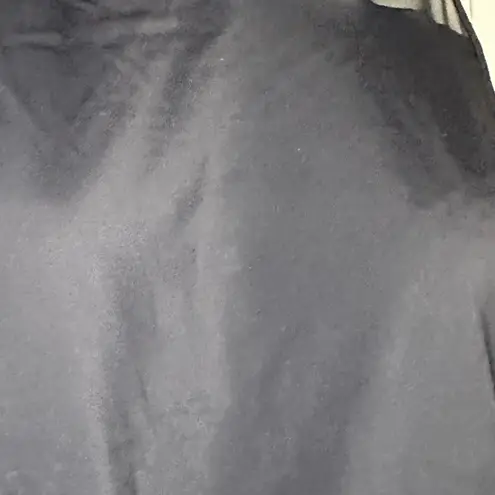 Black One Piece Swimsuit Mesh Insets Zipper Back Sleeveless Size undefined