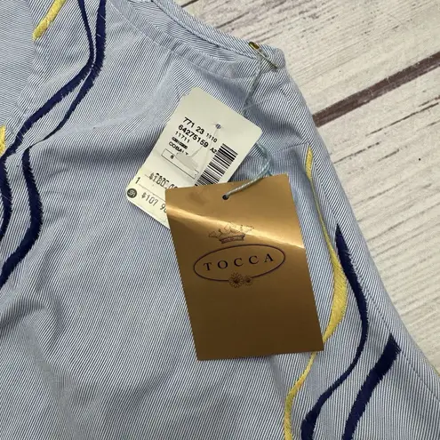 Tocca Vintage 90s Matching Top and Skirt Set Women’s Light Blue Size 6 NEW