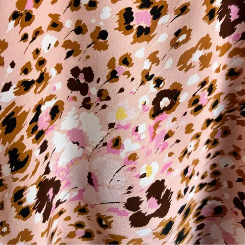 Paige Isela Cami 100% Silk Leopard Floral Print Cami Tank Top Small