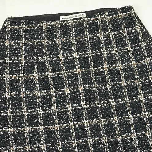 Abercrombie & Fitch  Tweed Mini Skirt - Black/White - XS - Image 8